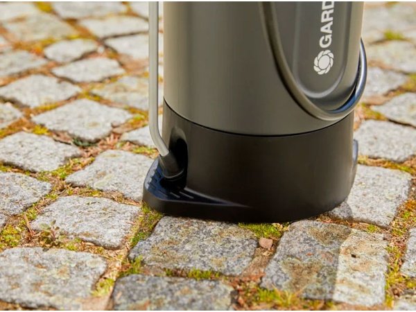 GARDENA Comfort tryksprøjte 5 liter. Billedet viser produktet forfra.