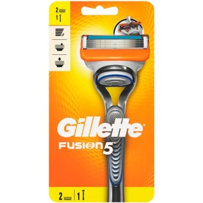 Gillette Fusion 5 skraber med 2 stk barberblade