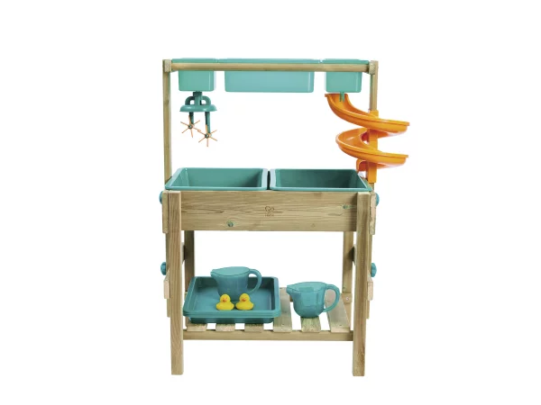 Hape multifunktionelt legebord. Produkt vises oppefra