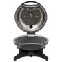 Morsø El Medio grillplade t/El Medio bordgrill. Billedet viser produktet i grill.