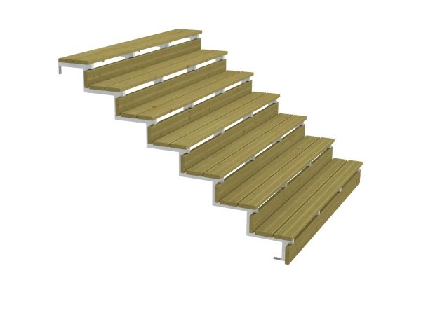 Plus terrassetrappe 7 trin