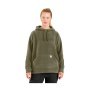 Carhartt dame fleece hættetrøje. Miljøbilledet viser produktet på model.
