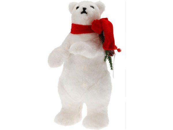 Haarhr & Co LED bjørn i plys Haarhr & Co LED bjørn i plys 20 cm 4300562. Billedet viser produktet med hvid baggrund.