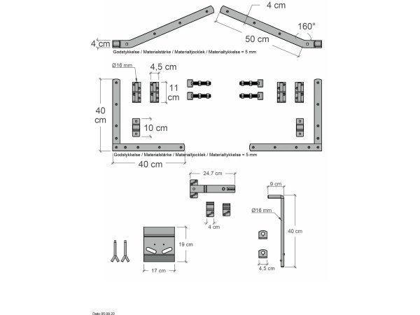 Plus lågebeslag 2436-1