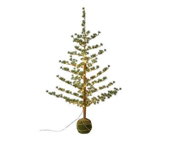 Dacore juletræ med lyskæde,120 cm Træet har kuglefod og adapter.