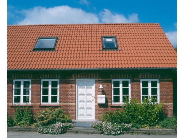 IBF dobbelt-s tagsten teglrød