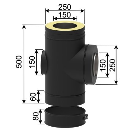 Varde skorsten T-sektion