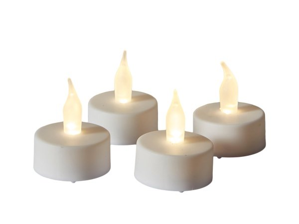 Dacore fyrfadslys hvid 4 stk.