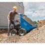 Scheppach minidumper DP3000. Miljøbilledet viser produktet i brug.