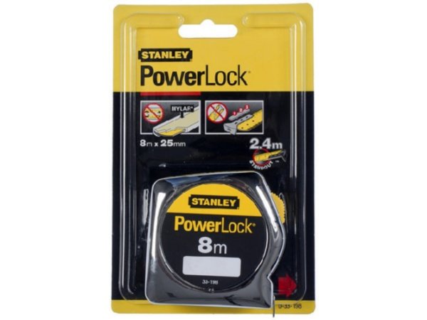 Stanley båndmål 8mtr
