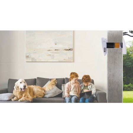 Duka One S4 plus Duka One S4 plus m/Wifi, Ø100mm. Billedet viser produktet i fugleperspektiv