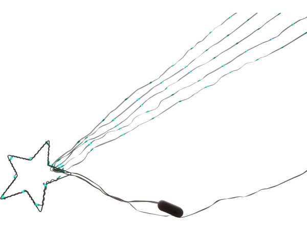 Haarhr & Co LED juletræ 85 farvede LED-lys. Billedet er et miljøbillede af produktet.