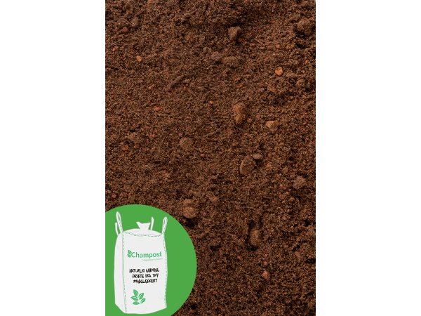 Champost eksotisk jord 900 ltr i big bag. Billedet viser produktet som særskilte poser.
