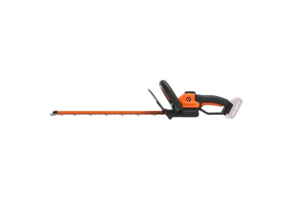 Worx WG264E.9 PowerShare 20V Hækkeklipper Worx WG264E.9 PowerShare 20V Hækkeklipper. SOLO, 56 cm. Billedet viser produktet fra siden.