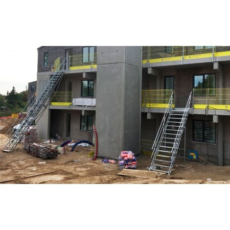 Materielhuset byggepladstrappe