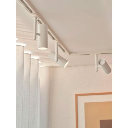 Nordlux Jerome Link Spot Skinnesystem Hvid. Billedet viser produktet med hvid baggrund.
