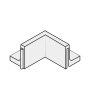 IBF Parkline Støttemur 80 80 x 80 x 45 cm