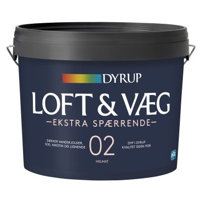 Dyrup væg & loft 2 helmat hvid