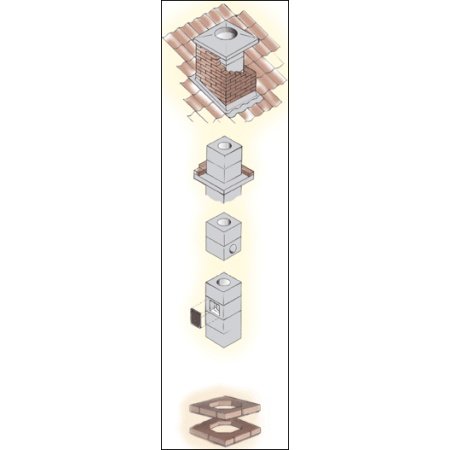 Schiedel komplet skorsten