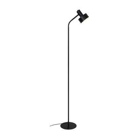 Nordlux Matis gulvlampe sort. Billedet viser produktet med hvid baggrund.