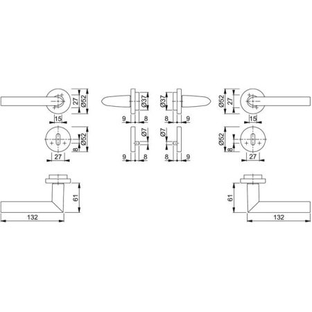 Hoppe Stockholm dørgreb
