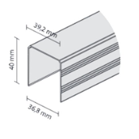 Svalk KG50 topskinne