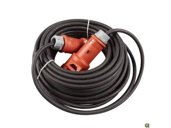 Unite forlængerkabel 25m 5g1 CEE 5p 16A m fasevender