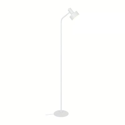 Nordlux Matis gulvlampe i hvid. Billedet viser produktet med hvid baggrund.