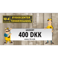 10-4 gavekort kr. 400,- 10-4 gavekort kr. 400,-