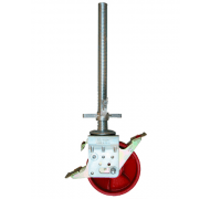 Jumbo hjul Ø20cm m/bremse 4stk Jumbo hjul Ø20cm m/bremse 4stk