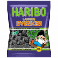 Haribo Lakridssvesker 375g Haribo Lakridssvesker 375g