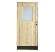 Plus udhusdør panel inkl. karm Plus udhusdør panel inkl. karm