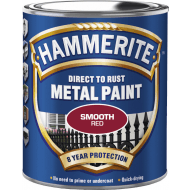 Hammerite glat rød 250 ml Hammerite glat rød 250 ml