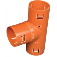 Wavin grenrør PVC 90gr Wavin grenrør PVC 90gr