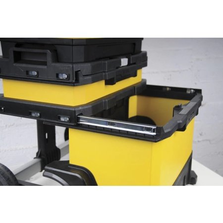 Stanley værkstedsvogn gul/sort