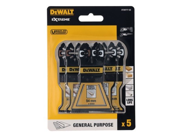 Dewalt multi-cutterklinger Dewalt multi-cutterklinger 5 pak