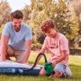 Bosch Easy Inflate luftpumpe 18V-500 SOLO. Miljøbilledet viser produktet i brug.