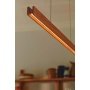 Nordlux Ilgas pendel i natur, indendørs lampe. Miljøbilledet viser produktets lys.