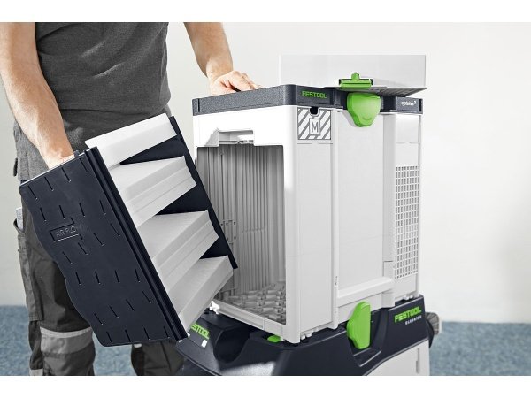 Festool fladfilteret til luftrenser SYS-AIR M er designet med tripleV-form