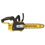 DEWALT DCMCS565N-XJ 18V XR kædesav SOLO. Billedet viser produktet fra den anden side med hvid baggrund.