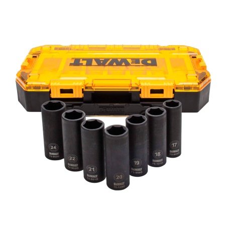 Dewalt topnøglesæt 1/2'