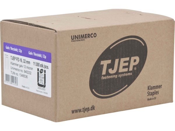 Tjep klammer elgalv. PZ-16