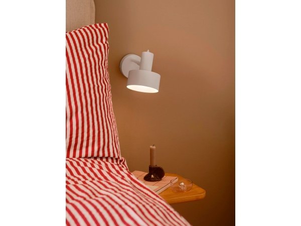 Nordlux Matis væglampe Hvid. Billedet viser produktet med hvid baggrund.