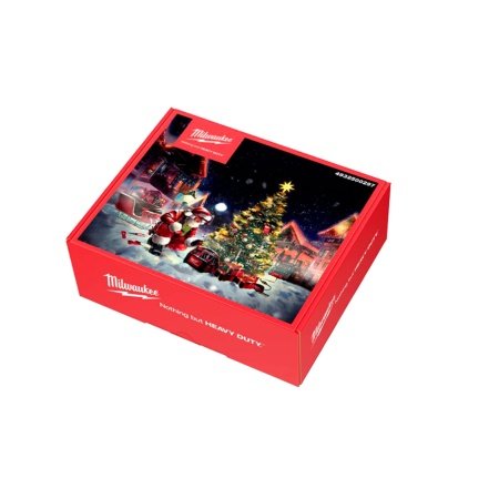 Milwaukee adventskalender 2025 Milwaukee adventskalender 2025 med 5 værktøjsdele. Billedet viser produktet med hvid baggrund.