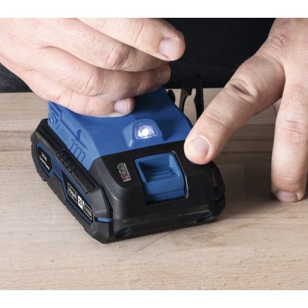 Scheppach boremaskine sæt C-DTB74/1-X 2,0Ah. Billedet viser produktet med hvid baggrund.