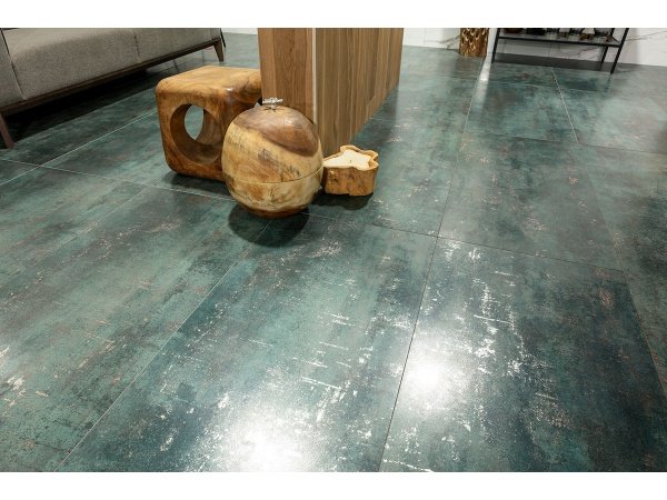 Tau Cerámica Metal flise, grøn, 60 x 120 cm