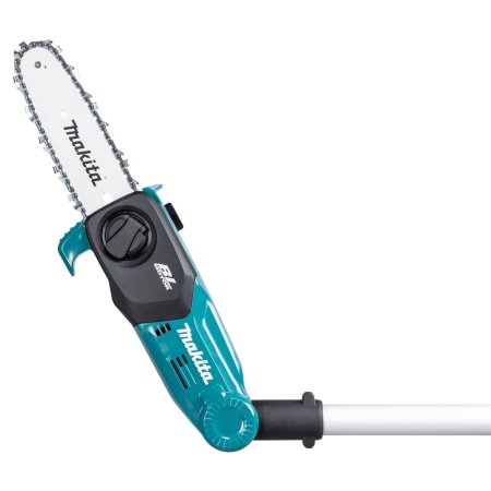 Makita stangsav DUA200Z Makita stangsav DUA200Z 18V SOLO, 200 mm. Billedet viser hele produktet med hvid baggrund.