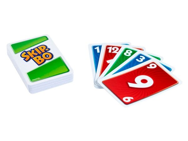 SKIP-BO kortspil, produkt set forfra