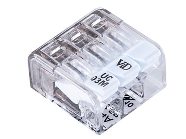 Fjedersamlemuffe 3P Fjedersamlemuffe 3P 2,5mm² (12 stk.)