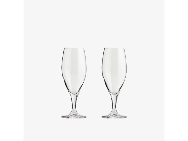 fremhæver øllets aroma og skum